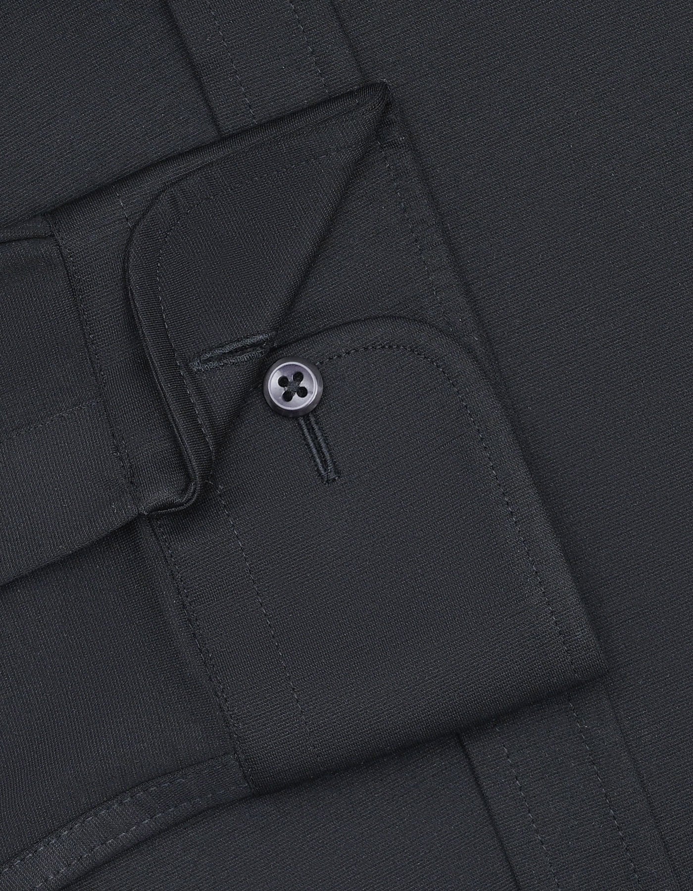 Plain Black Classic Fit Shirt FSK14RF-16