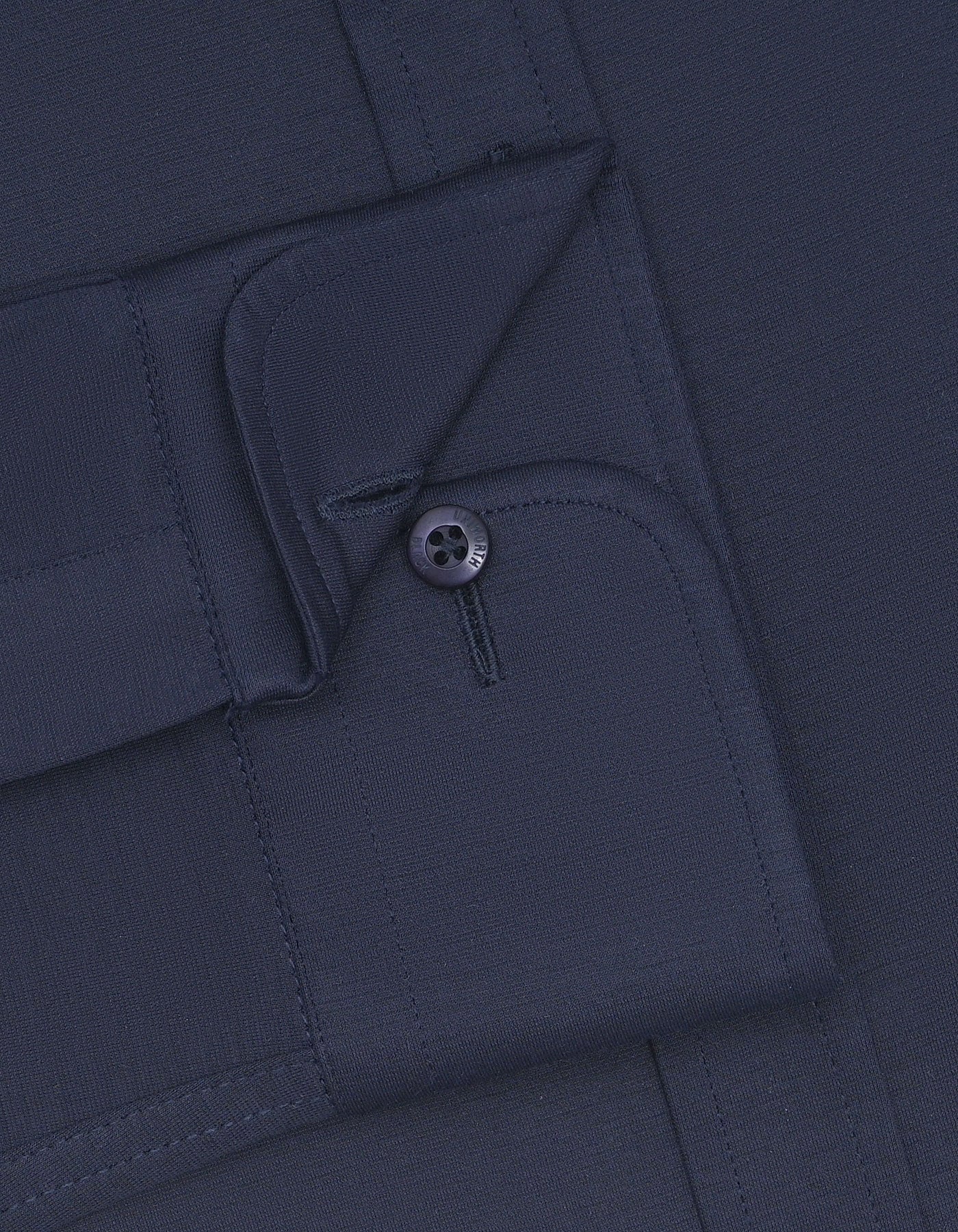 Plain Navy Tailored Smart Fit Shirt FSK18SF-16