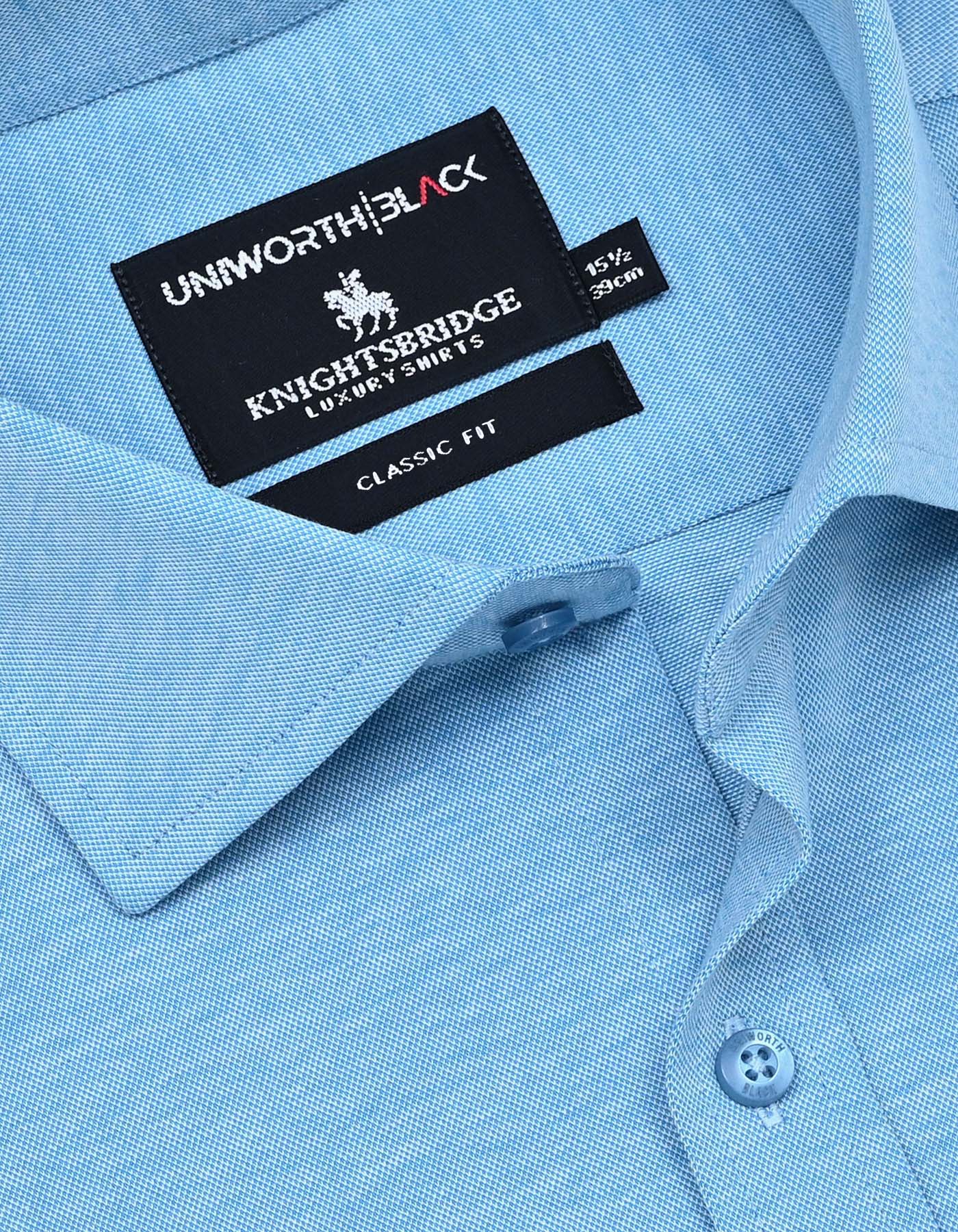 Formal Shirt Knit Turquoise 15? FSK39-1RH Uni Black FSK39-1RH-15.5