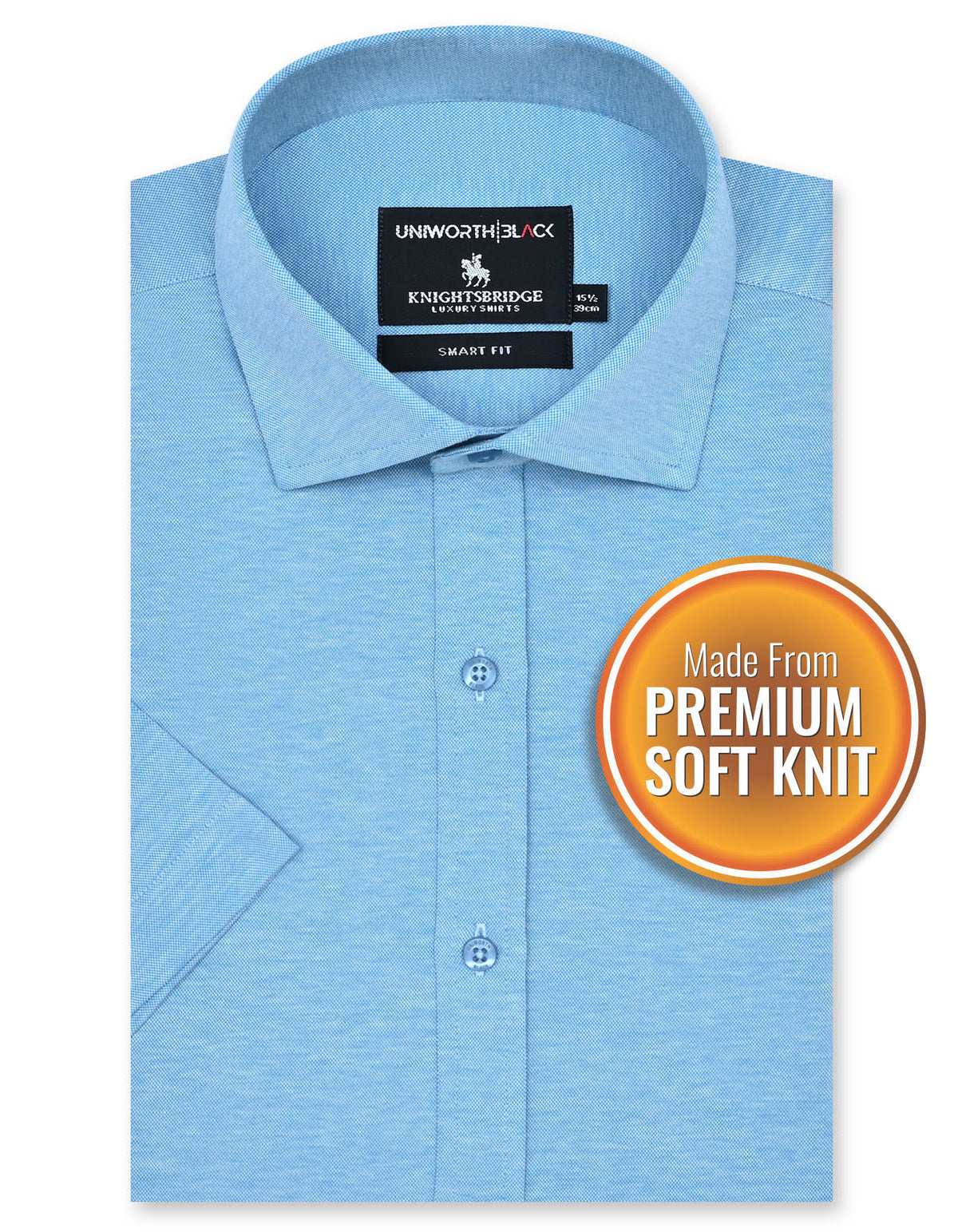 Formal Shirt Knit Turquoise 14? FSK39SH Uni Black FSK39SH-14.5