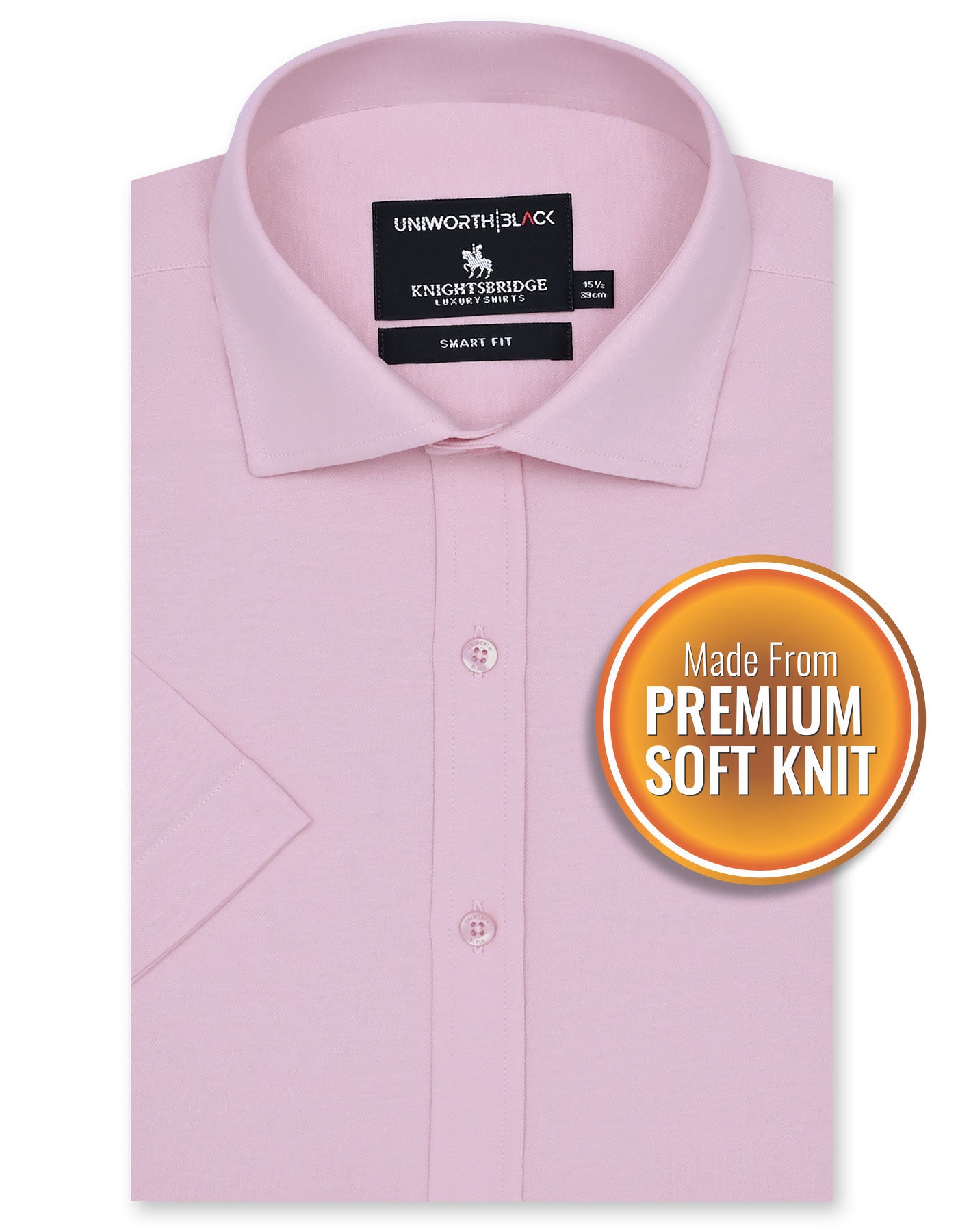 Plain Pink Smart Fit Shirt FSK40SH-14.5
