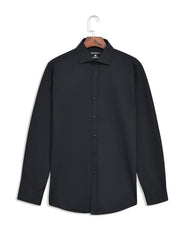 Formal Shirt Knit Black 15? FSK44SF Uni Black FSK44SF-15.5