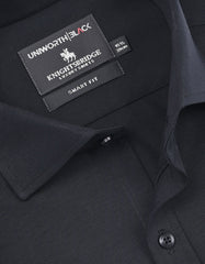 Formal Shirt Knit Black 15 FSK44SF Uni Black FSK44SF-15