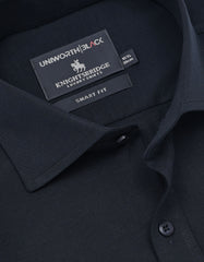 Plain Black Smart Fit Shirt FSK44SH-15
