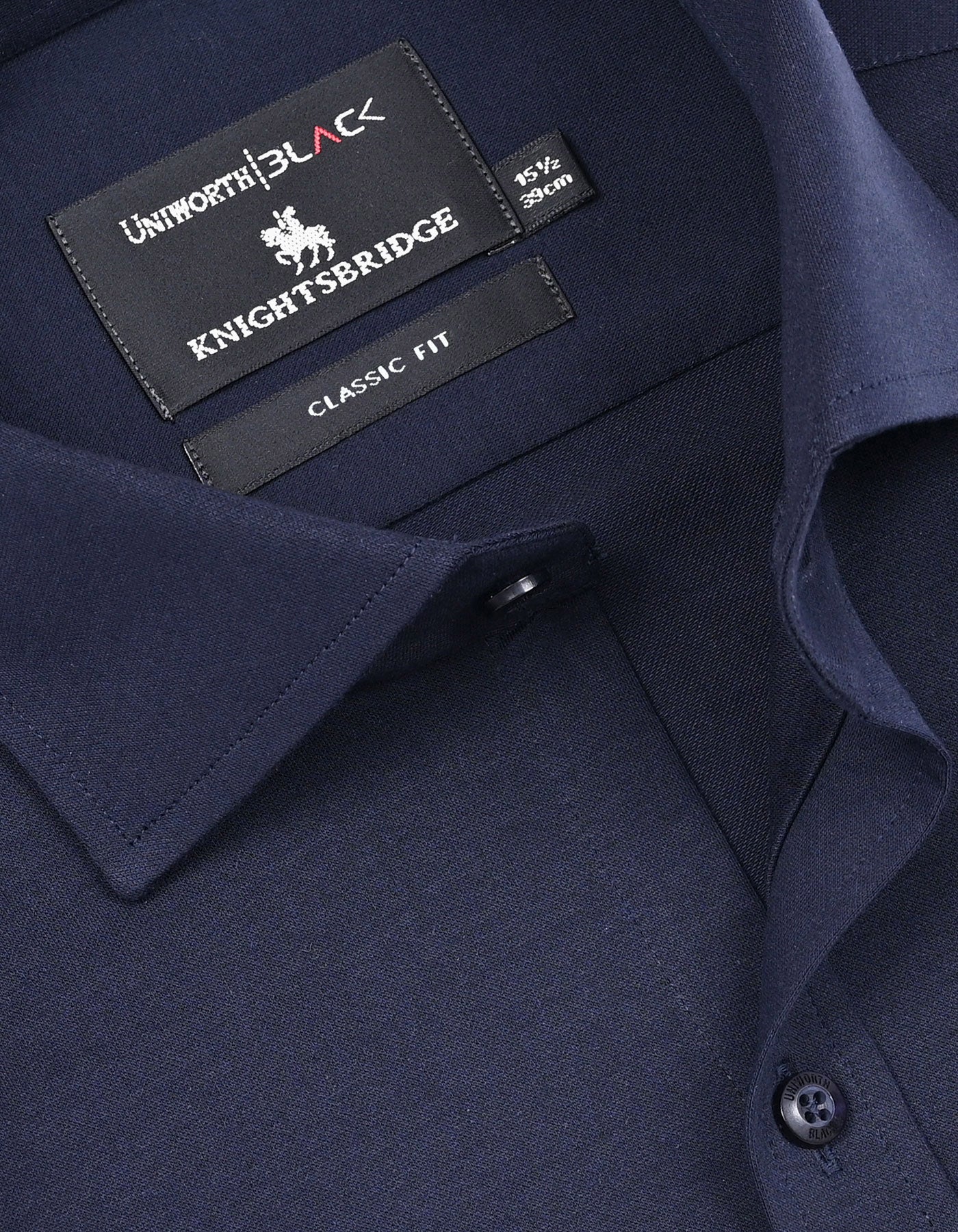 Formal Shirt Knit D Navy 15 FSK45RF Uni Black FSK45RF-15