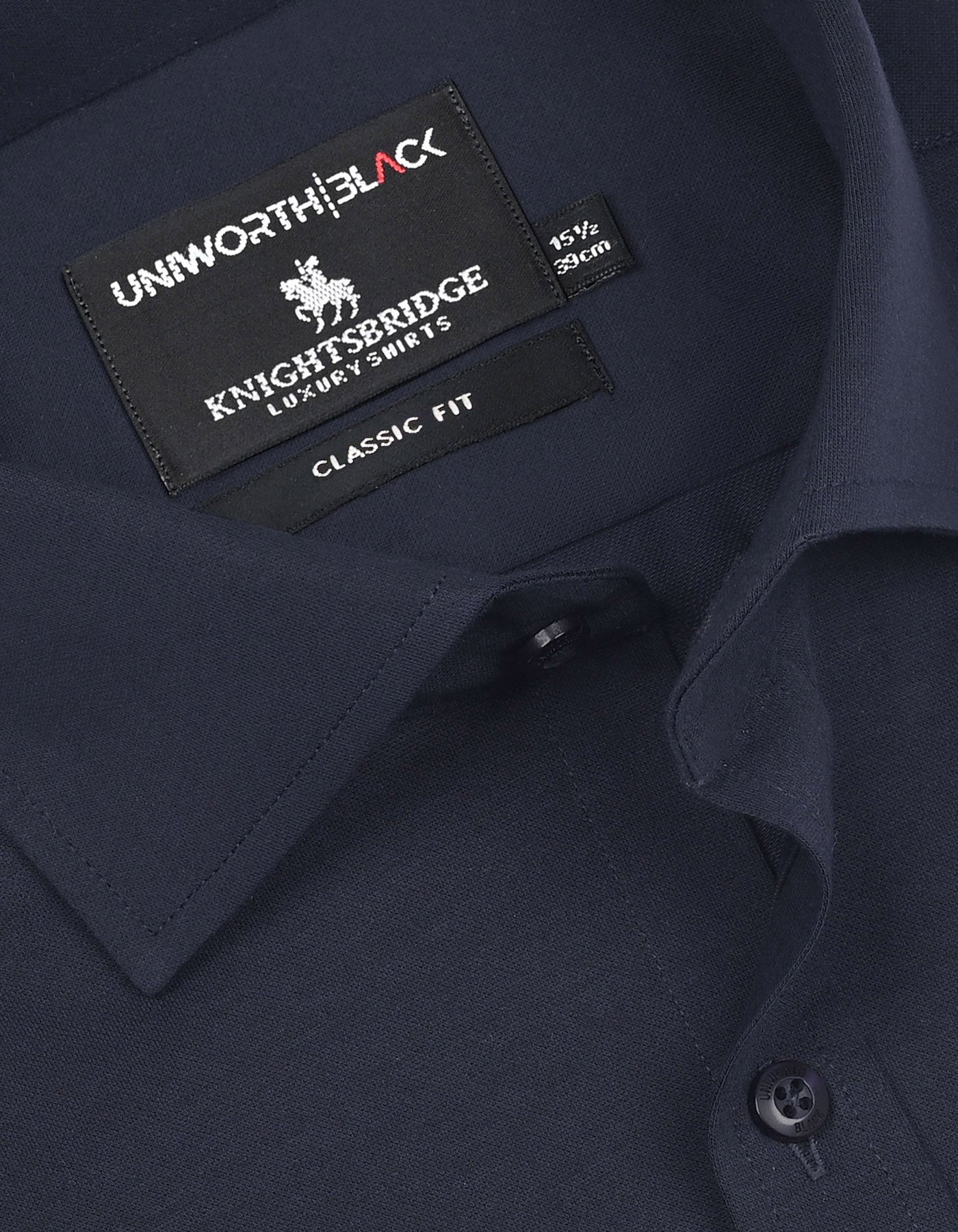 Formal Shirt Knit D Navy 15 FSK45RH Uni Black FSK45RH-15
