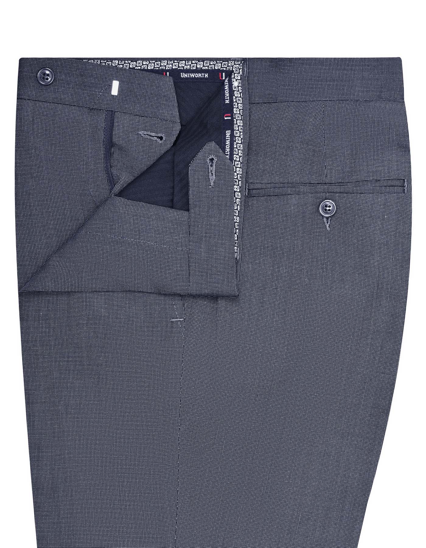 Charcoal Texture Formal Trouser Tailored Smart Fit FT2222S-32