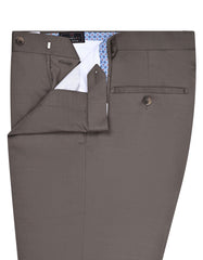 Khaki Plain Formal Trouser Tailored Smart Fit FT2609S-32