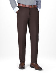 Chocolate Plain Formal Trouser Classic Fit FT2610-3C-30