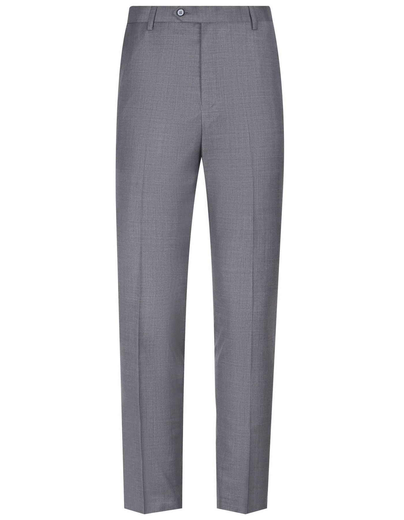 Grey Plain Formal Trouser Tailored Smart Fit FT2613S-30