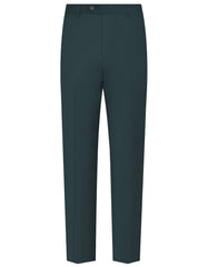D Teal Plain Formal Trouser Tailored Smart Fit FT2614-1C-30
