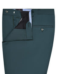 Teal Plain Formal Trouser Classic Fit FT2614C-32