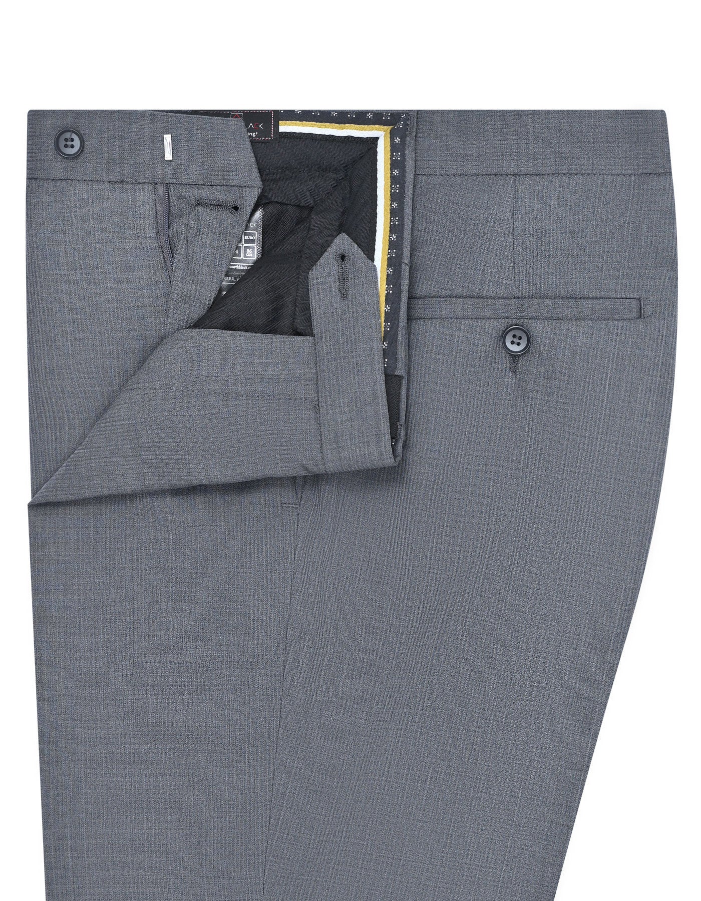 D Grey Texture Formal Trouser Classic Fit FT2641C-32