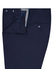 Navy Texture Formal Trouser Tailored Smart Fit FT2644S-32