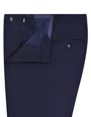 Navy Texture Formal Trouser Tailored Smart Fit FT2663S-32