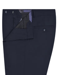 Navy Texture Formal Trouser Tailored Smart Fit FT2664S-32