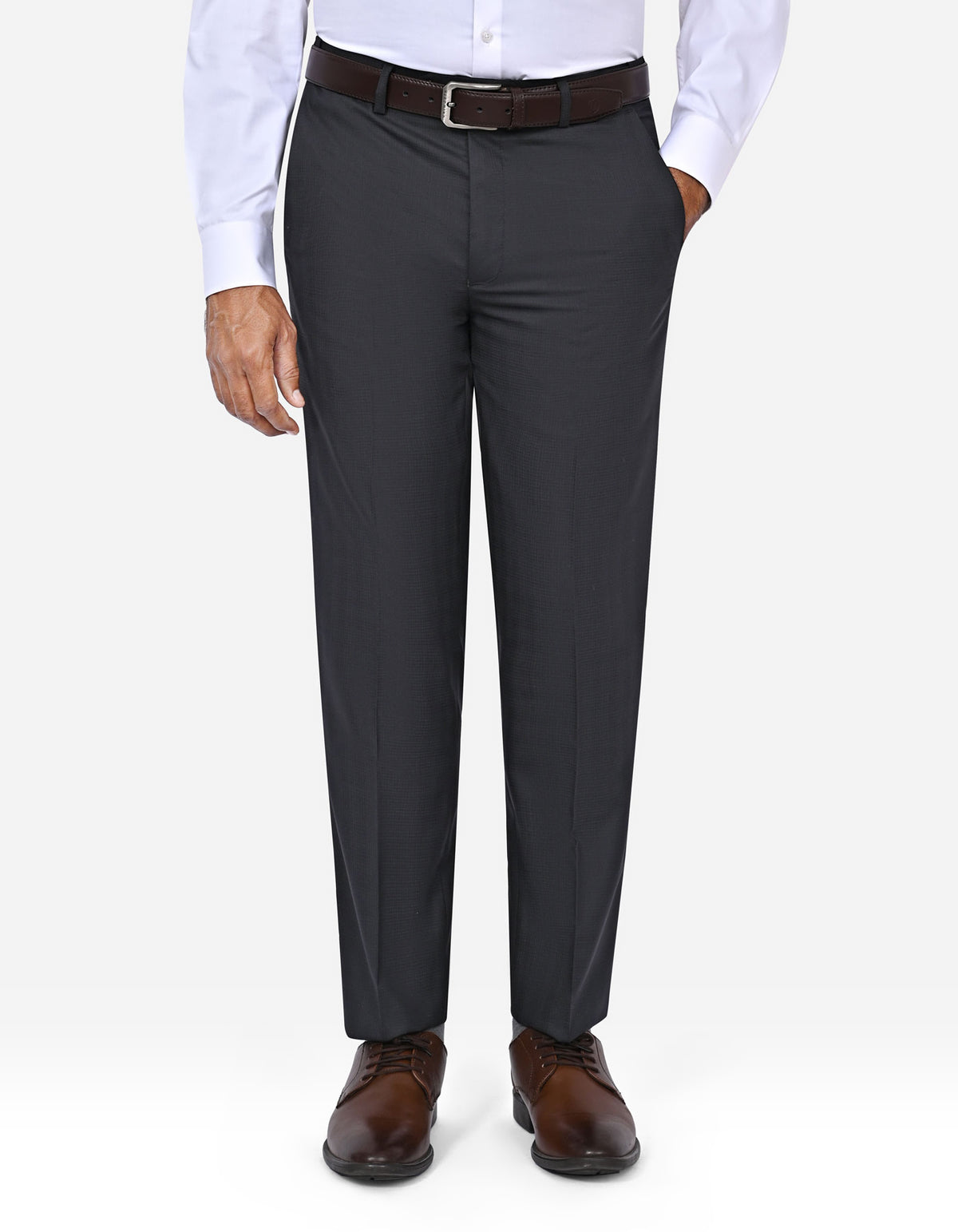 Black Plain Formal Trouser Classic Fit FT2698-1C-30