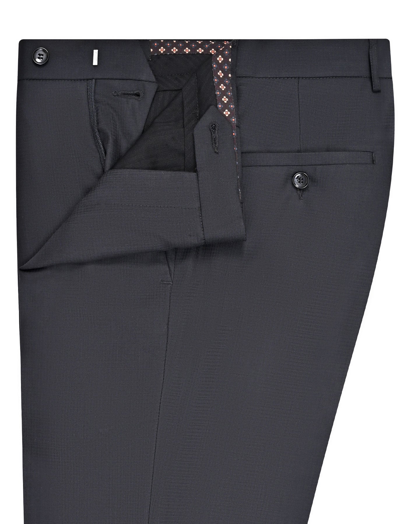 Black Plain Formal Trouser Smart Fit FT2698-1S-32