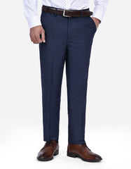 Navy Check Formal Trouser Smart Fit FT2699C-30