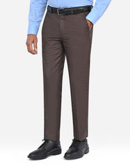 Chocolate Plain Formal Trouser Classic Fit FT2700-1C-30