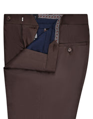 Chocolate Check Formal Trouser Smart Fit FT2700S-32
