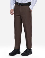 Chocolate Check Formal Trouser Smart Fit FT2700S-30