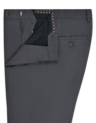 D Charcoal Plain Formal Trouser Classic Fit FT2701-1C-32