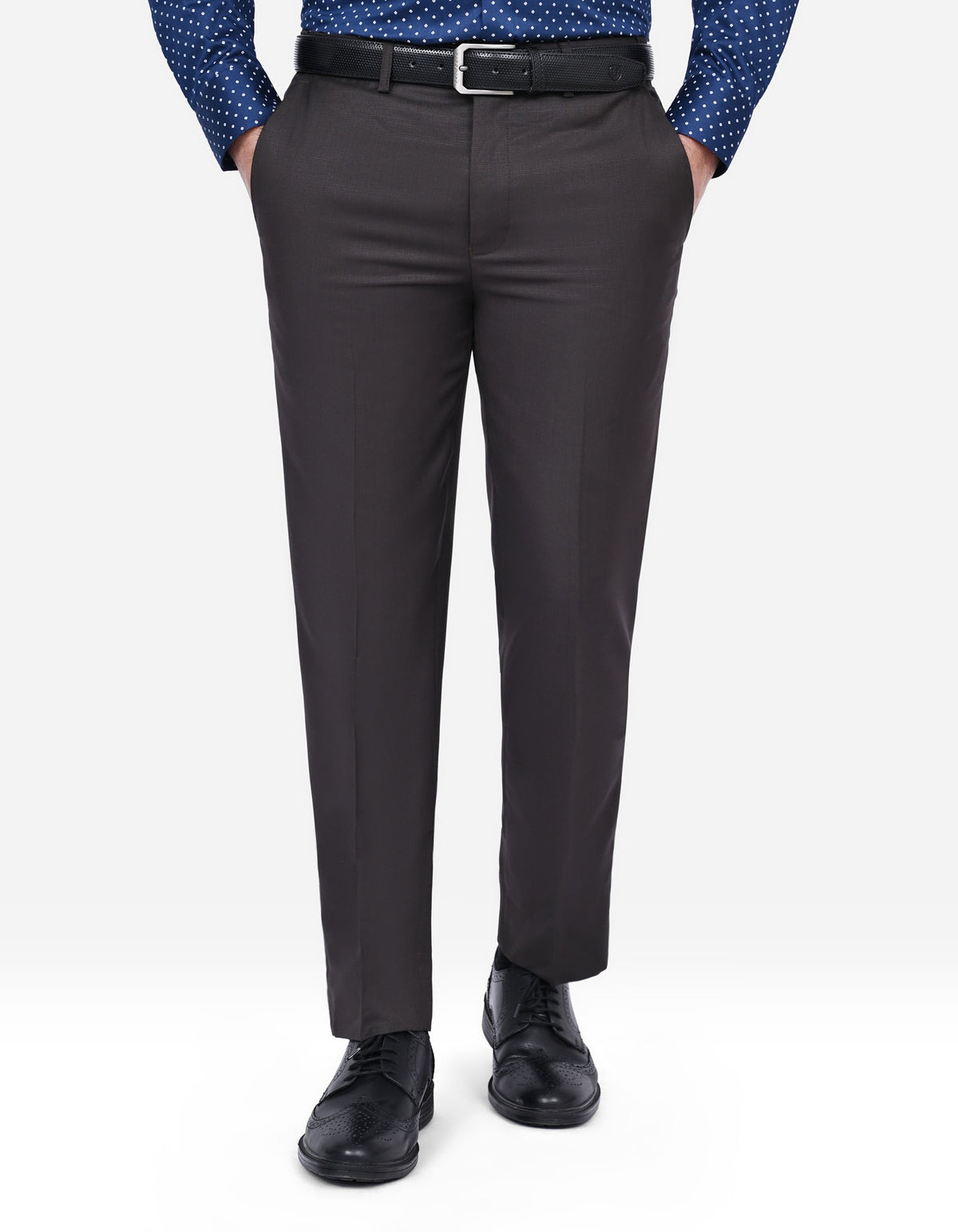 Chocolate Texture Formal Trouser Smart Fit FT2708-1C-30
