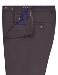 Chocolate Plain Formal Trouser Smart Fit FT2708-2S-32