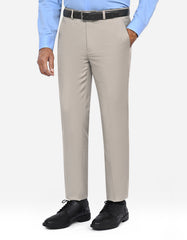 Taupe Plain Formal Trouser Smart Fit FT2709-1S-30