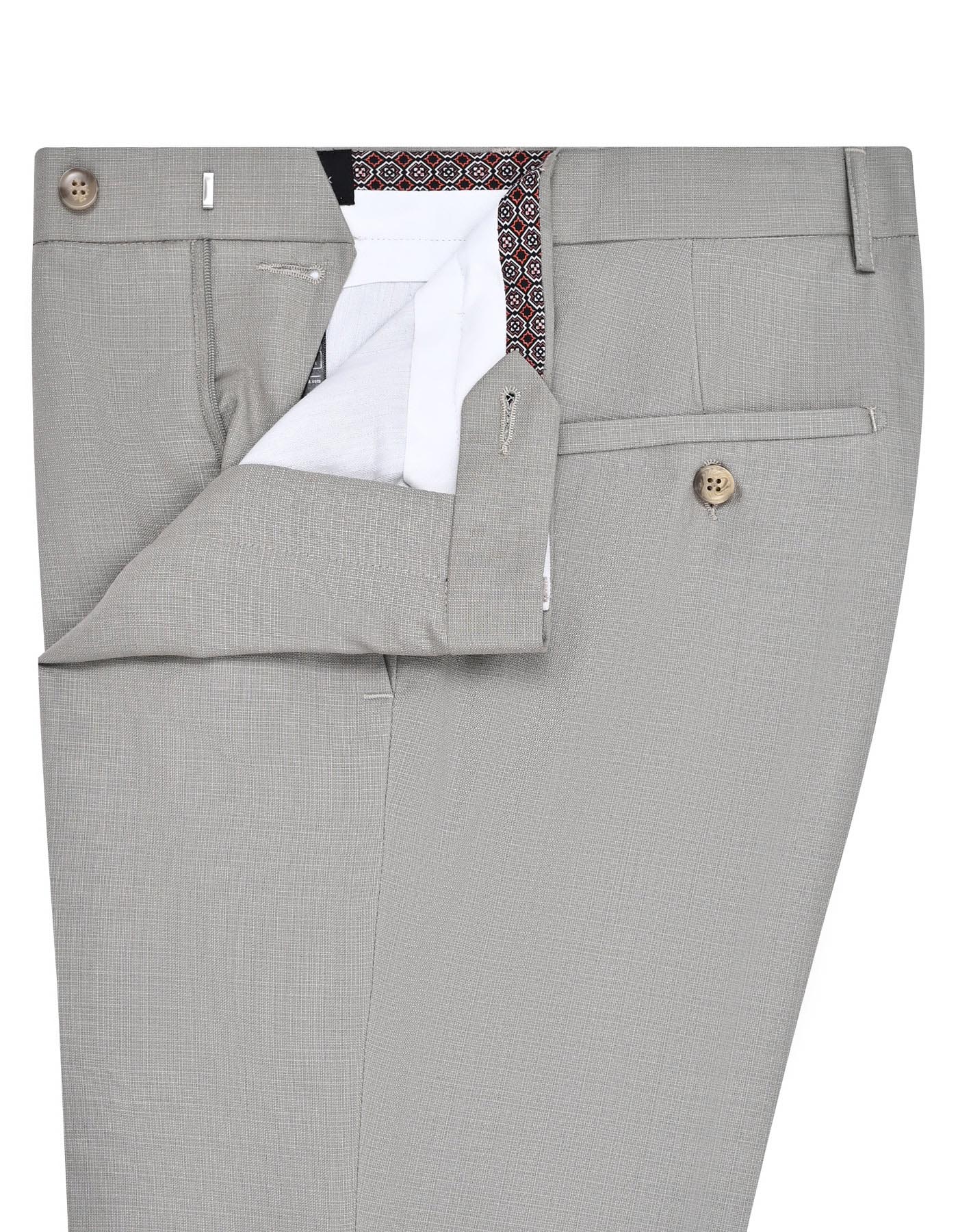 Taupe Texture Formal Trouser Classic Fit FT2709C-32