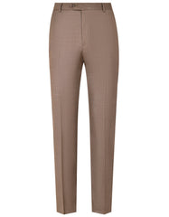 L Brown Texture Formal Trouser Classic Fit FT369-2C-30