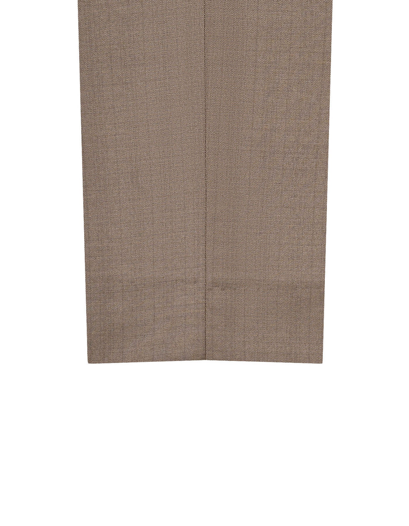 L Brown Texture Formal Trouser Classic Fit FT461C-34