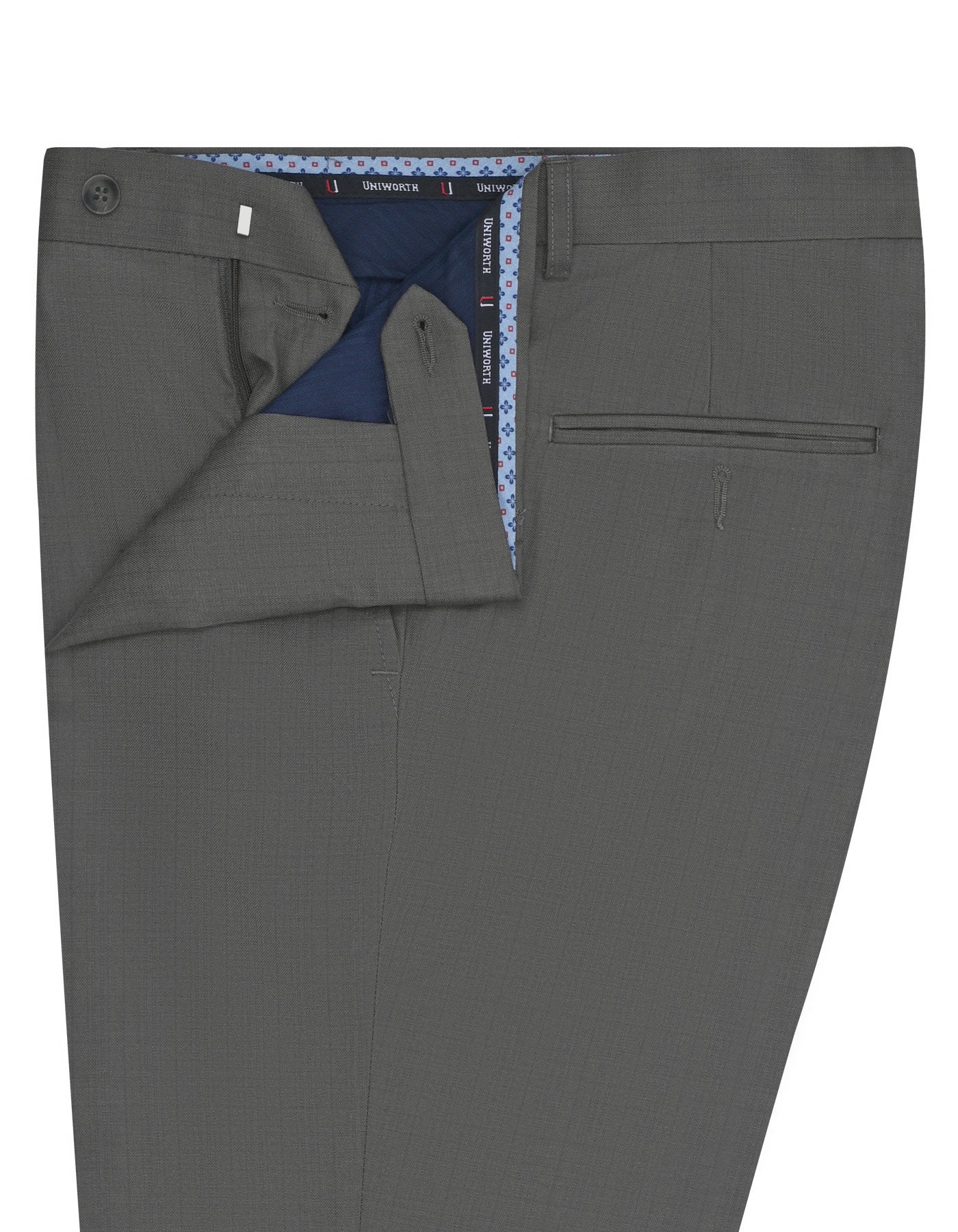 Grey Texture Formal Trouser Classic Fit FT462C-32