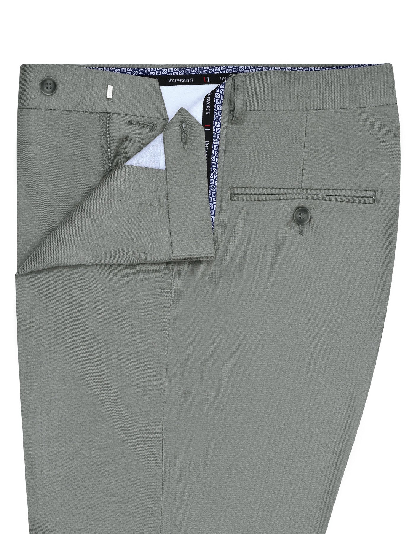 Grey Texture Formal Trouser Classic Fit FT465C-32