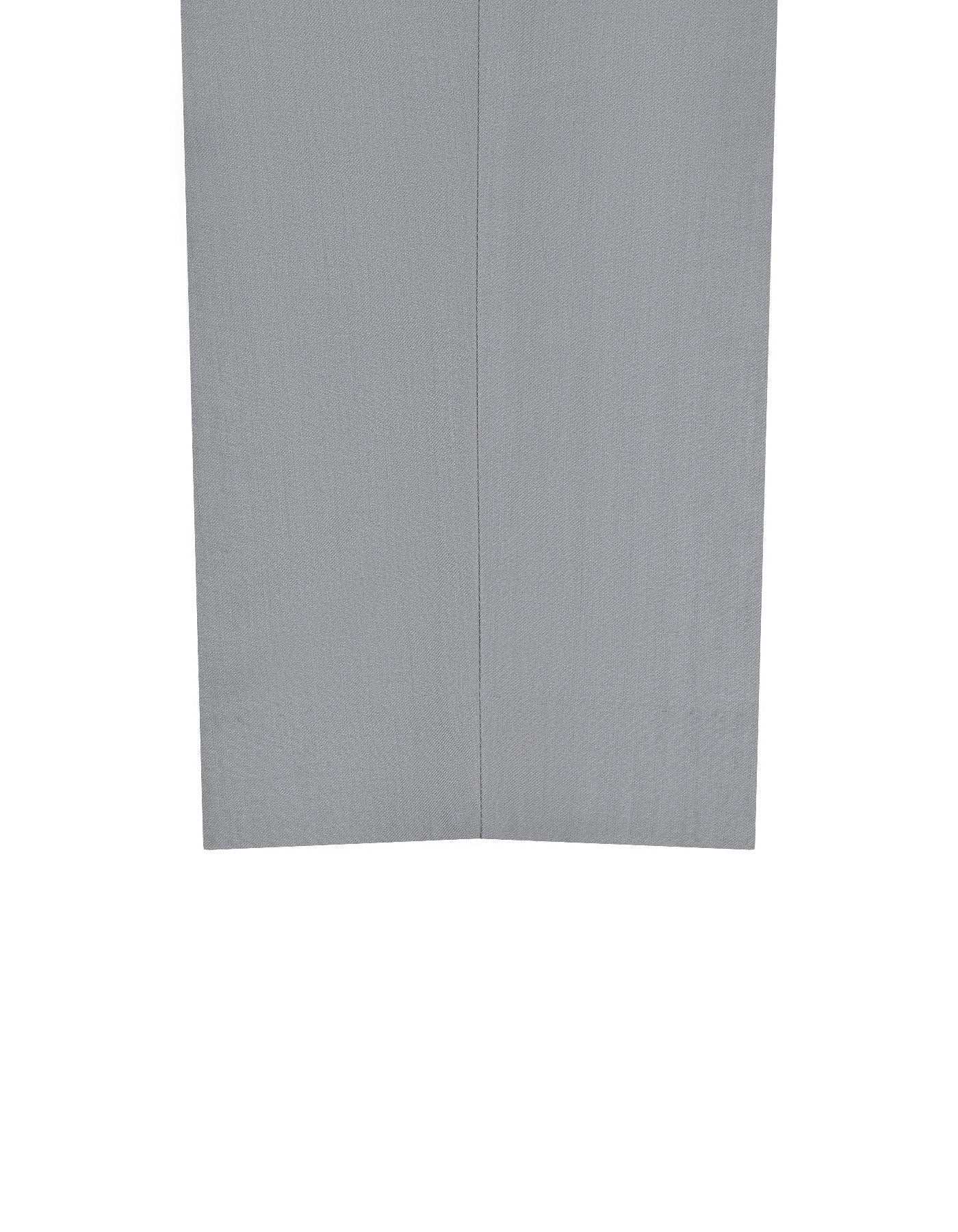 Grey Plain Formal Trouser Classic Fit FT467C-34