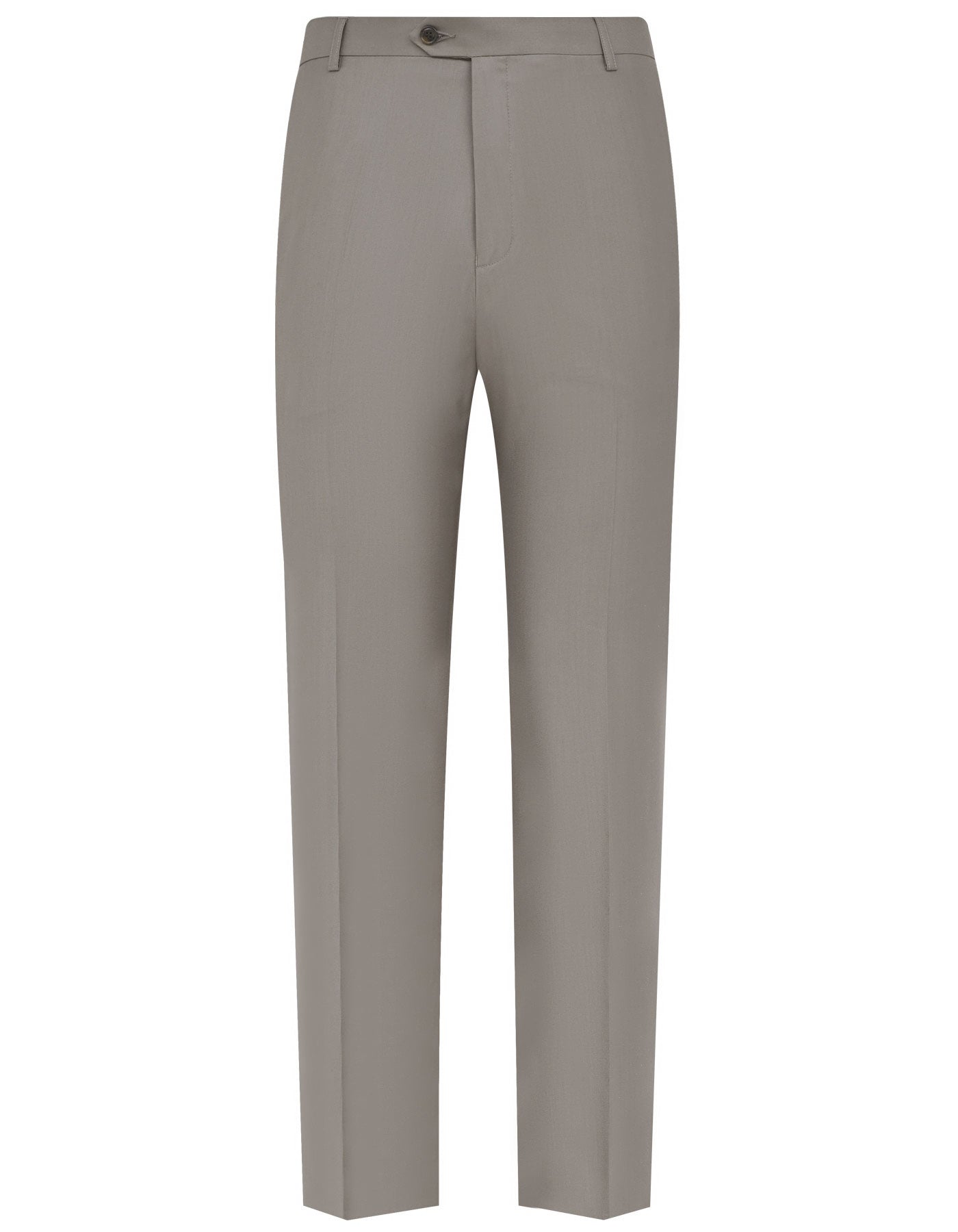 L Brown Plain Formal Trouser Tailored Smart Fit FT469S-30