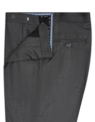 D Grey Texture Formal Trouser Classic Fit FT472C-32