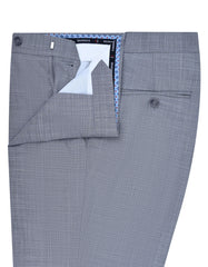 L Grey Texture Formal Trouser Tailored Smart Fit FT476-2S-32