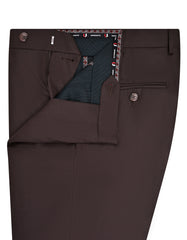 Chocolate Plain Formal Trouser Classic Fit FT504-1C-32