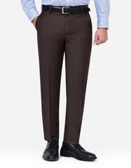 Chocolate Plain Formal Trouser Classic Fit FT504-1C-30