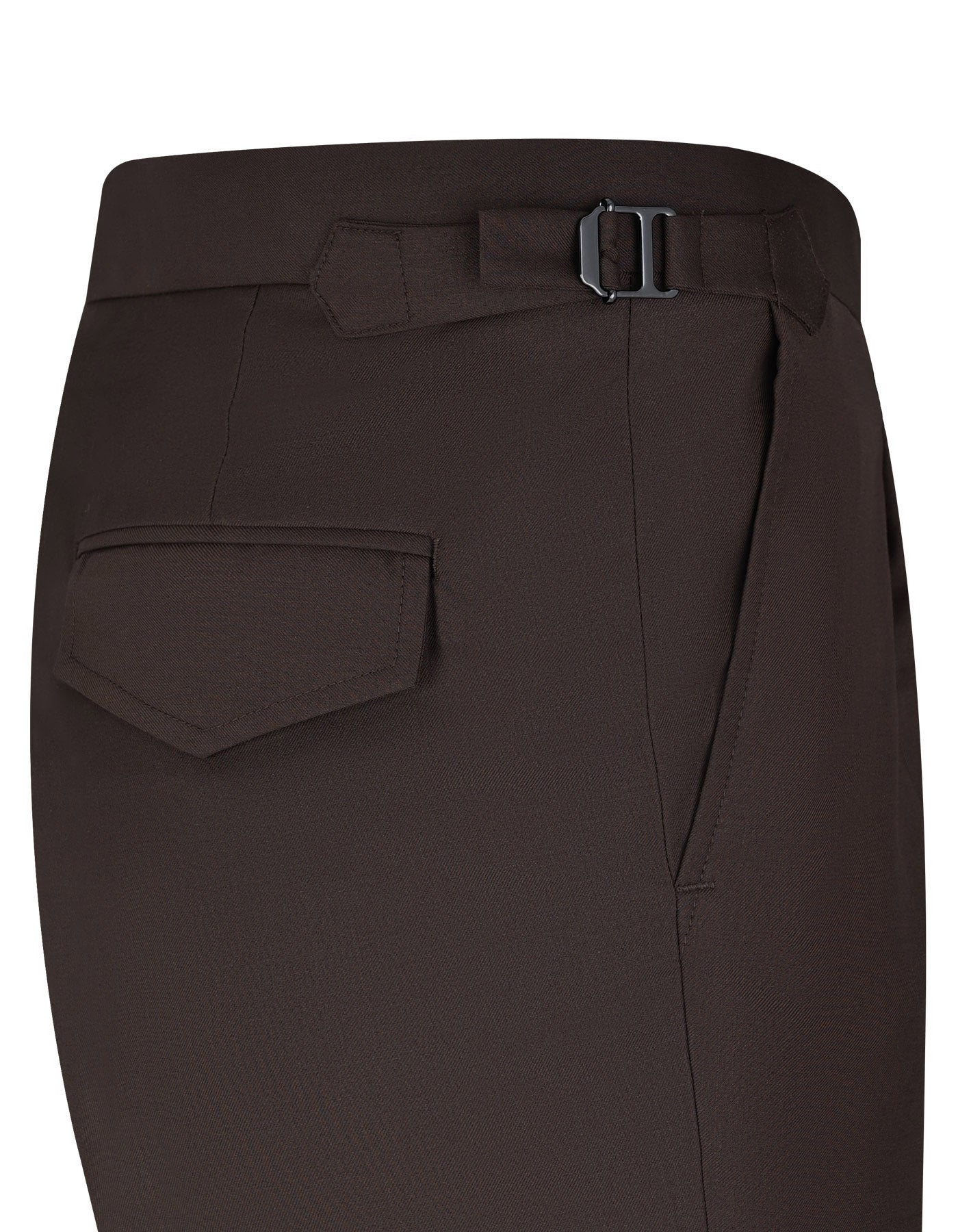 Chocolate Plain Formal Trouser Classic Fit FT505C-32