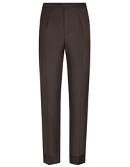 Chocolate Plain Formal Trouser Classic Fit FT505C-30