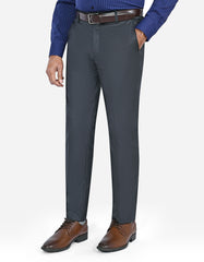 Charcoal Plain Formal Trouser Classic Fit FT506-2C-30