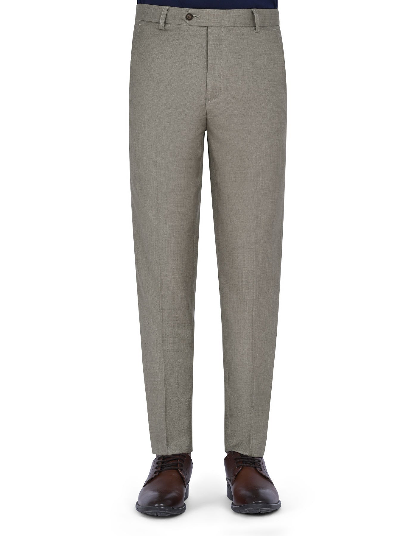 L Khaki Texture Formal Trouser Classic Fit FT511C-30