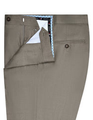 L Khaki Texture Formal Trouser Tailored Smart Fit FT511S-32
