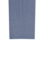 Sea Blue Texture Formal Trouser Tailored Smart Fit FT515S-34