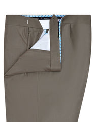 Beige Plain Formal Trouser Classic Fit FT520C-34
