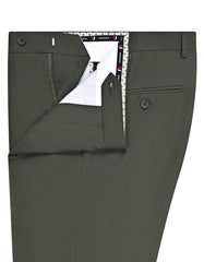 Olive Plain Formal Trouser Smart Fit FT521-1S-32