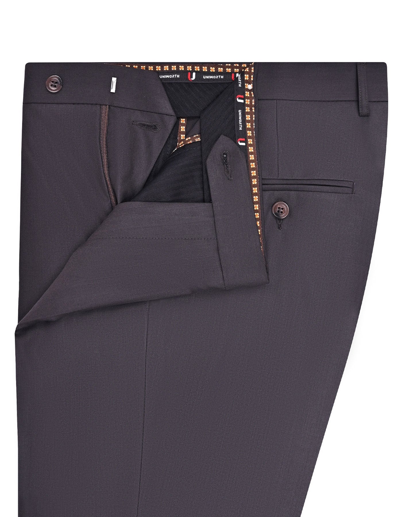 Chocolate Plain Formal Trouser Classic Fit FT522-2C-32